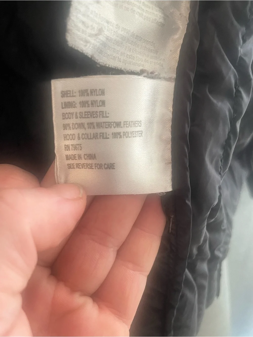 Michael Kors Black Quilted Packable Jacket XS